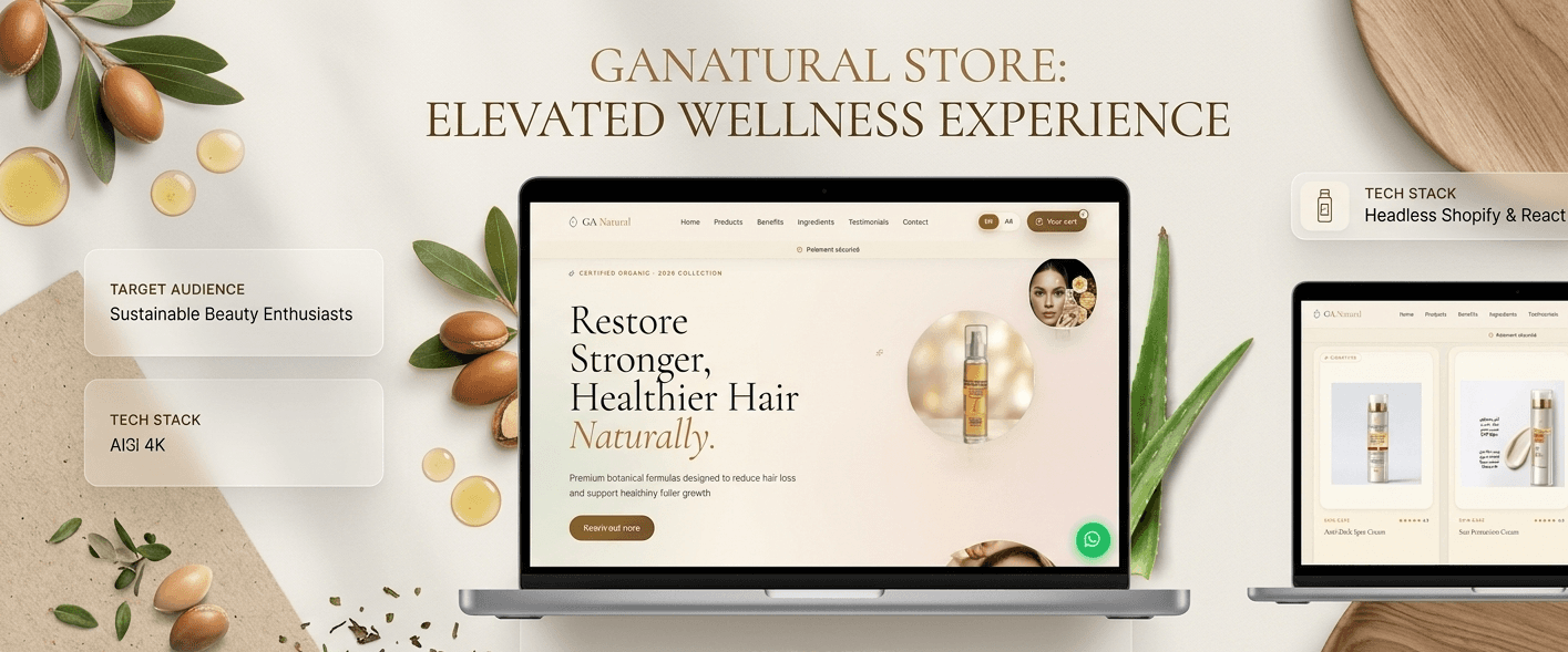 GA Natural Store — Natural products · E-commerce